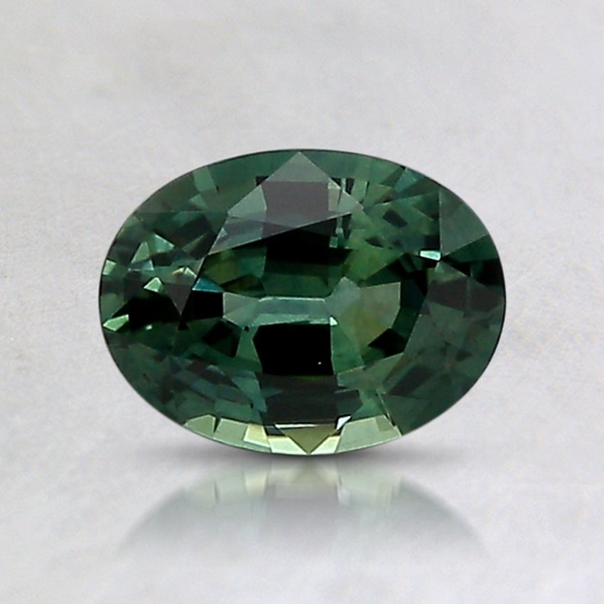 6.9x5.2mm Teal Oval Montana Sapphire