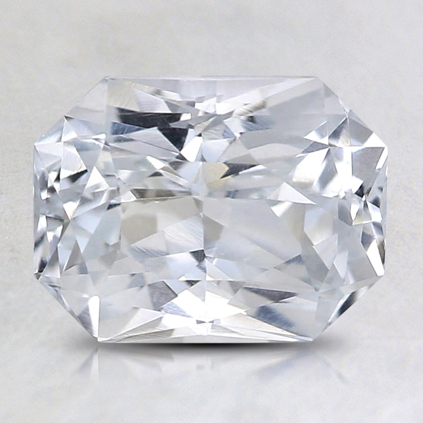 8.5x6.6mm Unheated White Radiant Sapphire