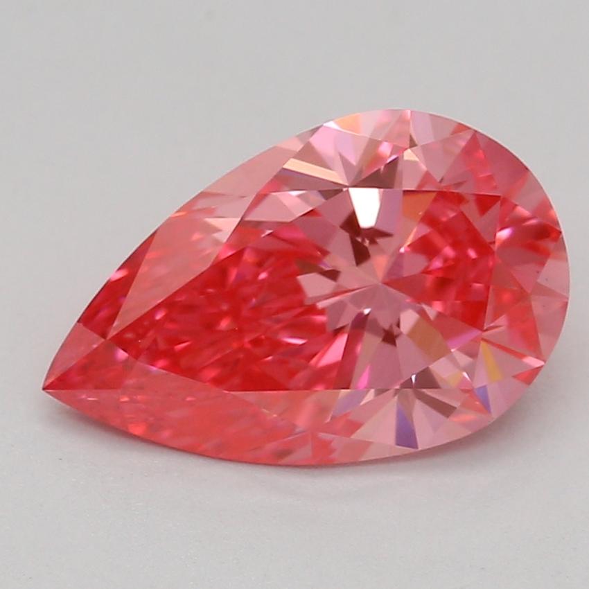 1.04 Ct. Fancy Vivid Pink Pear Lab Grown Diamond