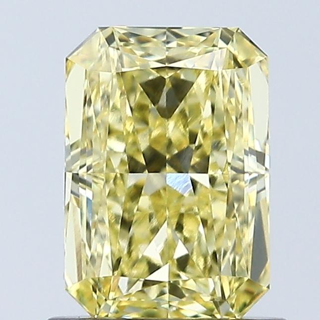 1.08 Ct. Fancy Vivid Yellow Radiant Lab Grown Diamond