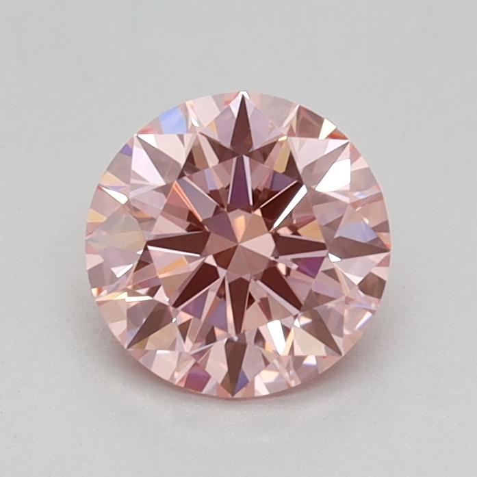 0.56 Ct. Fancy Vivid Pink Round Lab Grown Diamond