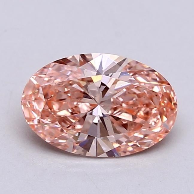1.57 Ct. Fancy Vivid  Pink Oval Lab Grown Diamond