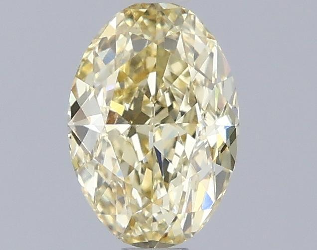 1.00 Ct. Fancy Intense Yellow Oval Lab Grown Diamond