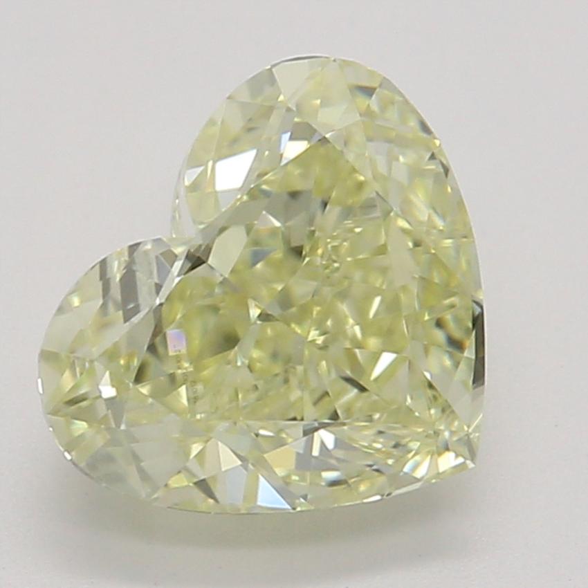 1.00 Ct. Fancy Light Yellow Heart Diamond
