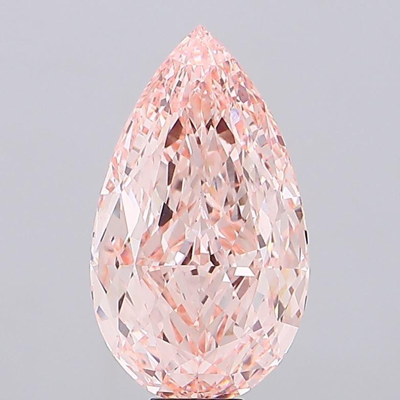 18.62 Ct. Fancy Vivid Pink Pear Lab Grown Diamond