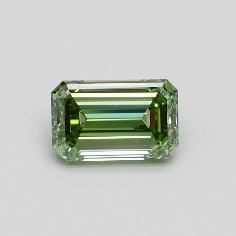 0.50 Ct. Fancy Intense Green Emerald Lab Grown Diamond