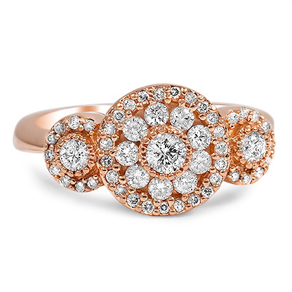 Modern Diamond Vintage Ring