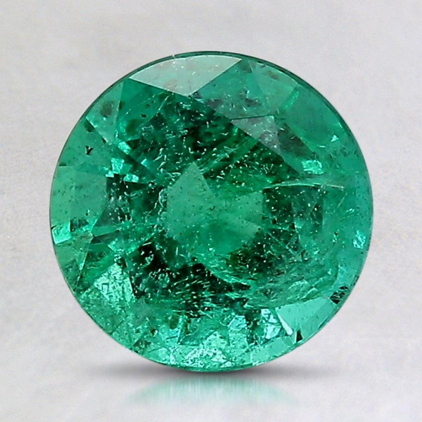 7.8x7.7mm Round Emerald