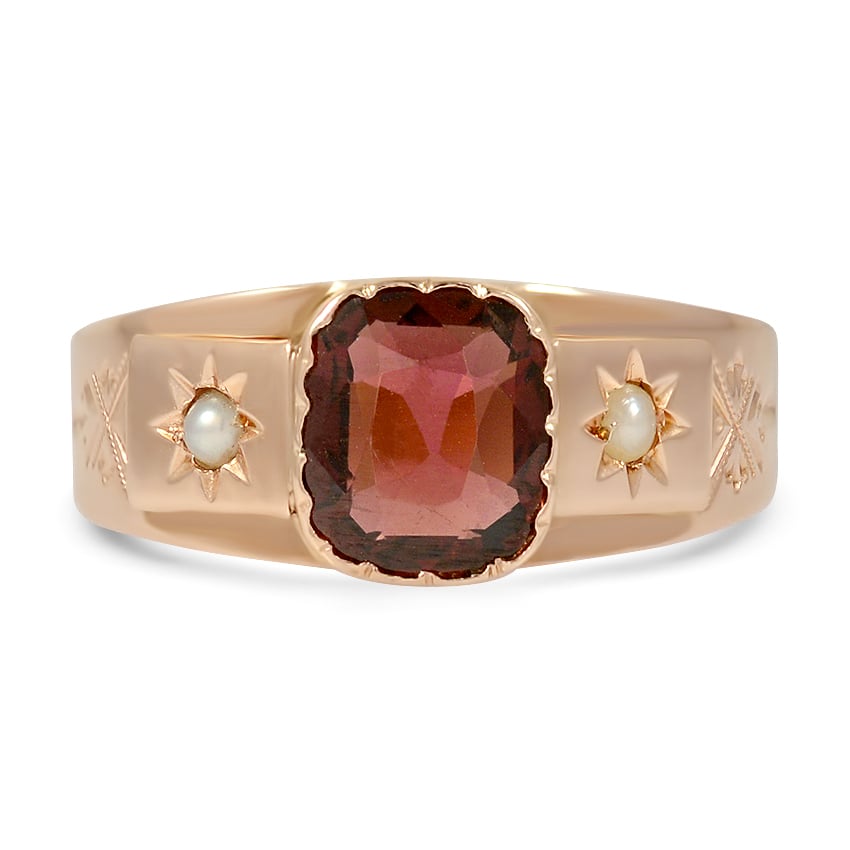 Victorian Garnet Vintage Ring