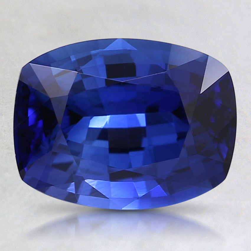 9x6.9mm Premium Blue Cushion Sapphire