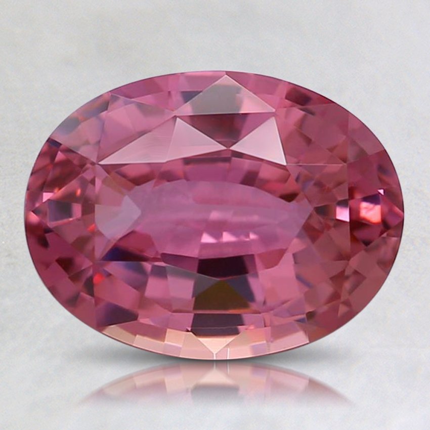 9x7mm Unheated Pink Oval Sapphire