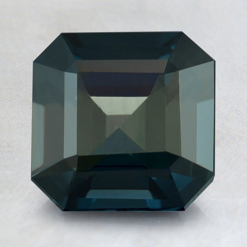 7.5mm Premium Teal Asscher Sapphire