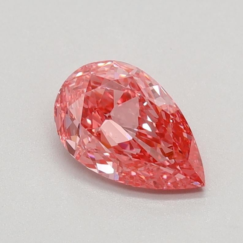 0.60 Ct. Fancy Vivid Pink Pear Lab Grown Diamond