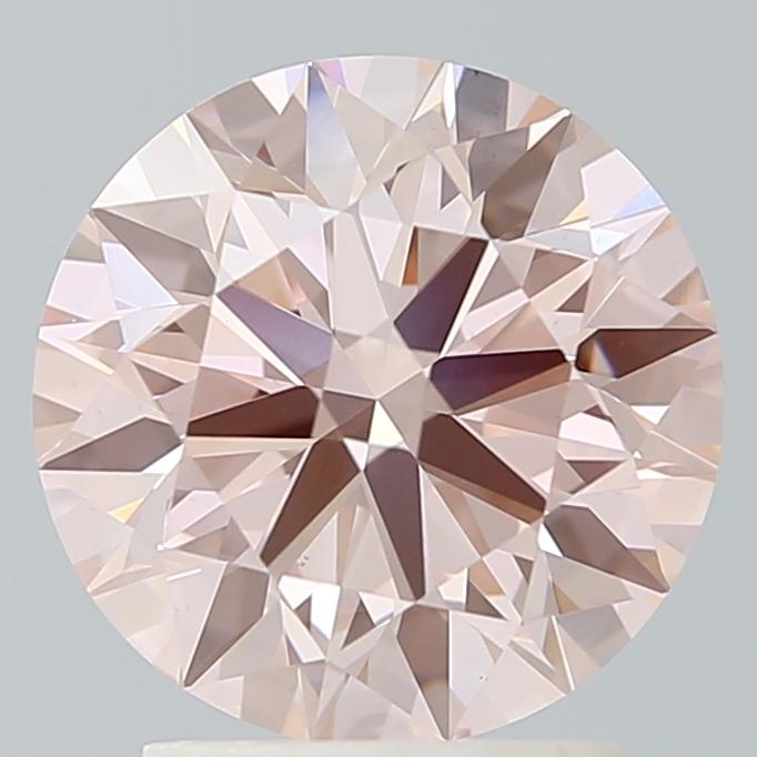 2.49 Ct. Fancy Intense Pink Round Lab Grown Diamond
