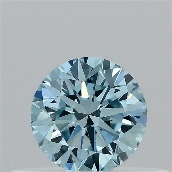 0.32 Ct. Fancy Vivid Blue Round Lab Grown Diamond