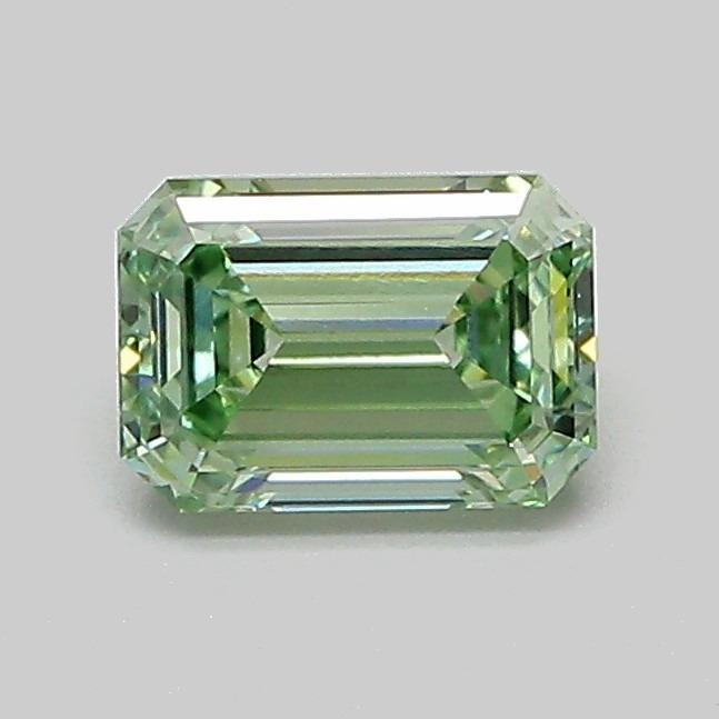0.76 Ct. Fancy Vivid Green Emerald Lab Grown Diamond