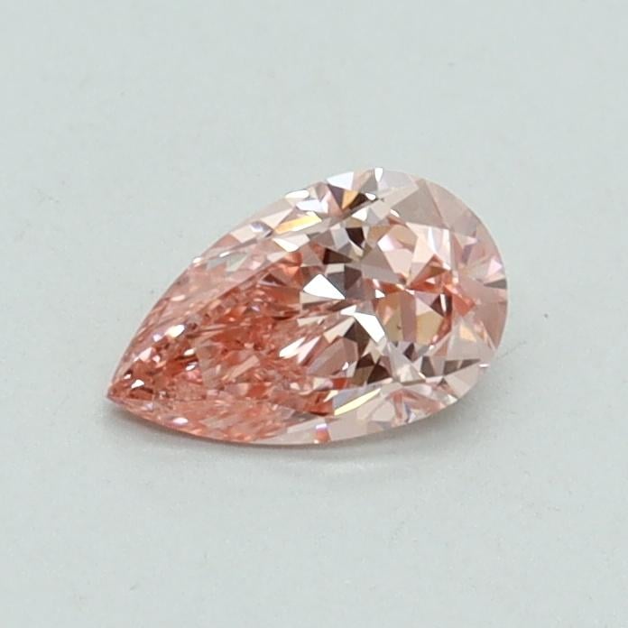 0.37 Ct. Fancy Vivid Pink Pear Lab Grown Diamond