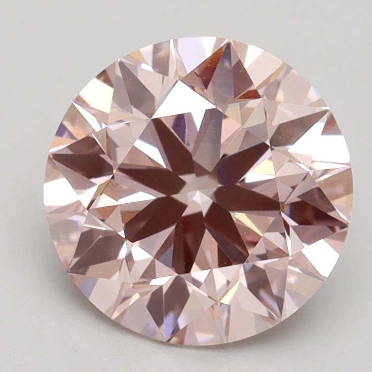 2.20 Ct. Fancy Intense Pink Round Lab Grown Diamond