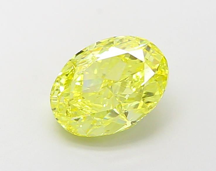 2.03 Ct. Fancy Vivid Yellow Oval Lab Grown Diamond