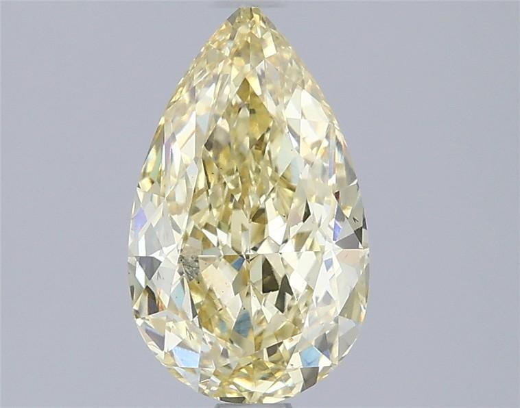 1.74 Ct. Fancy Intense  Yellow Pear Lab Grown Diamond
