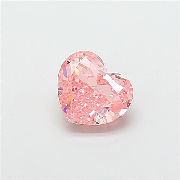 2.10 Ct. Fancy Vivid Pink Heart Lab Grown Diamond