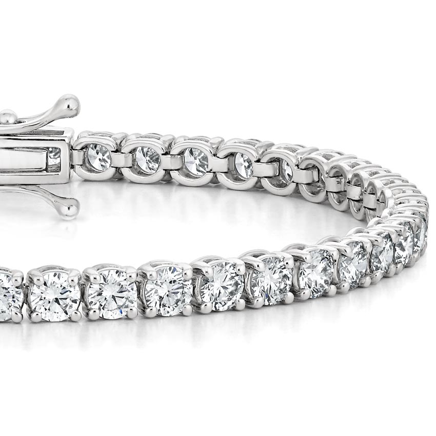 Certified Lab Created Diamond Tennis Bracelet 10 Ct Tw Brilliant