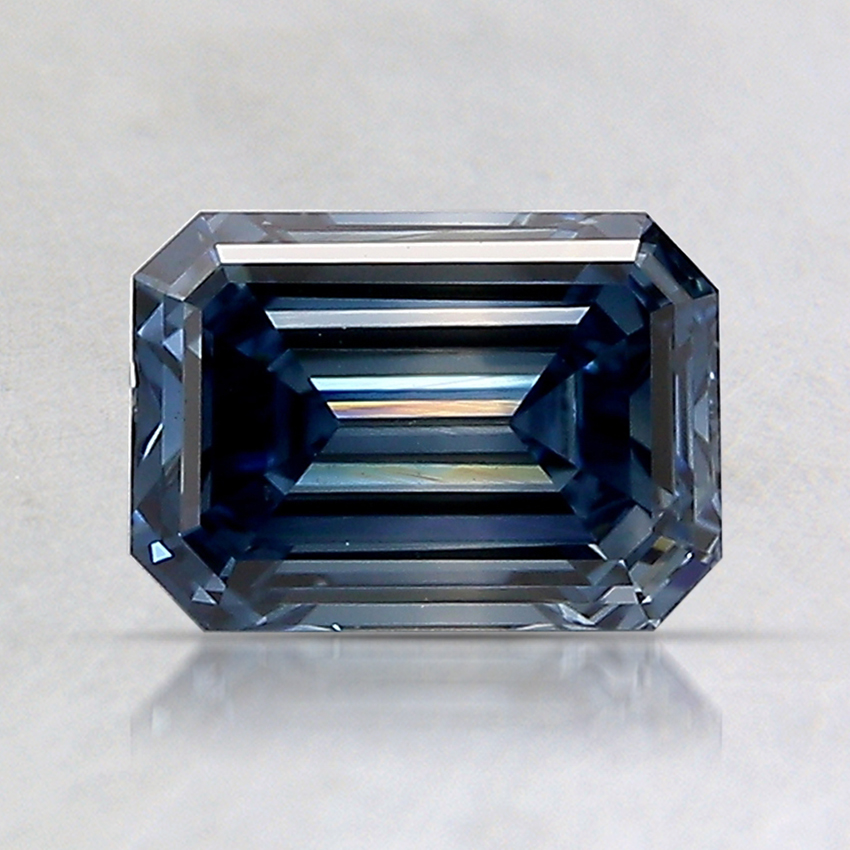 1.38 Ct. Fancy Deep Blue Emerald Lab Created Diamond