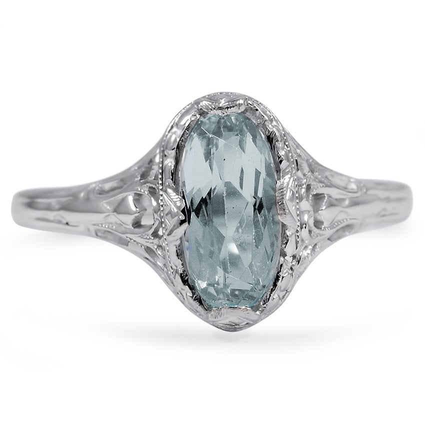 Edwardian Aquamarine Vintage Ring