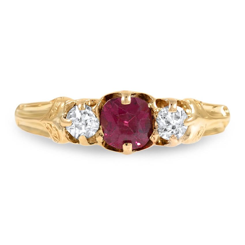 Victorian Garnet Vintage Ring
