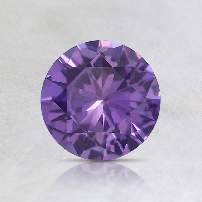 6.1mm Purple Round Sapphire