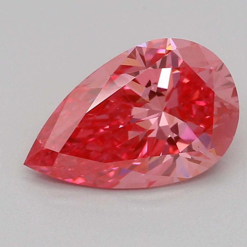 1.05 Ct. Fancy Vivid Pink Pear Lab Grown Diamond