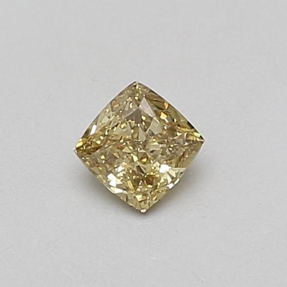 0.31 Ct. Fancy Intense Grayish Yellow Cushion Lab Grown Diamond