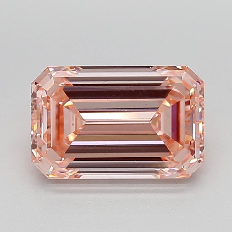 3.00 Ct. Fancy Intense  Pink Emerald Lab Grown Diamond
