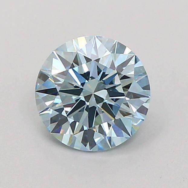 1.30 Ct. Fancy Vivid Blue Round Lab Grown Diamond