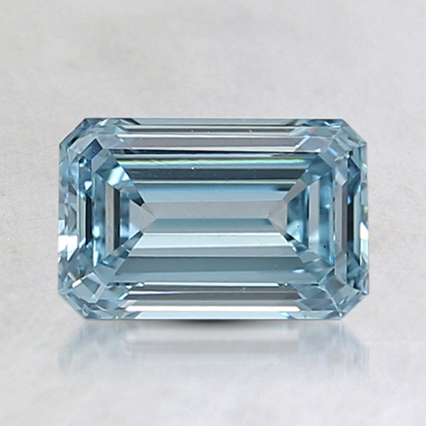 1.11 Ct. Fancy Intense Blue Emerald Lab Created Diamond