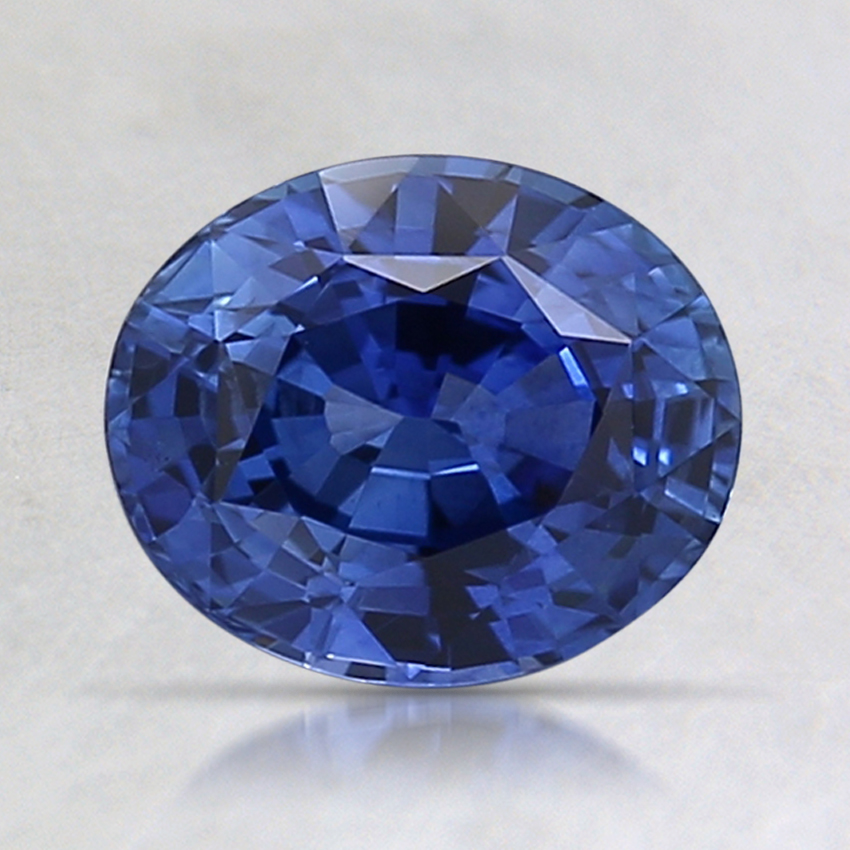 7.8x6.5mm Blue Oval Sapphire