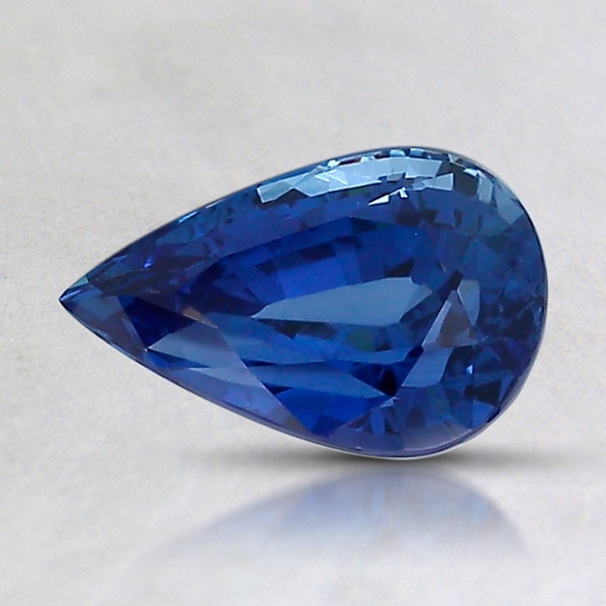 8.2x5.3mm Blue Pear Sapphire