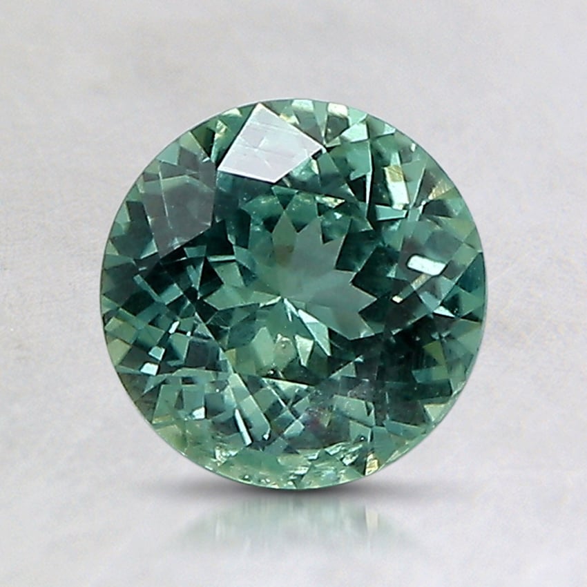 6.7mm Unheated Teal Round Montana Sapphire