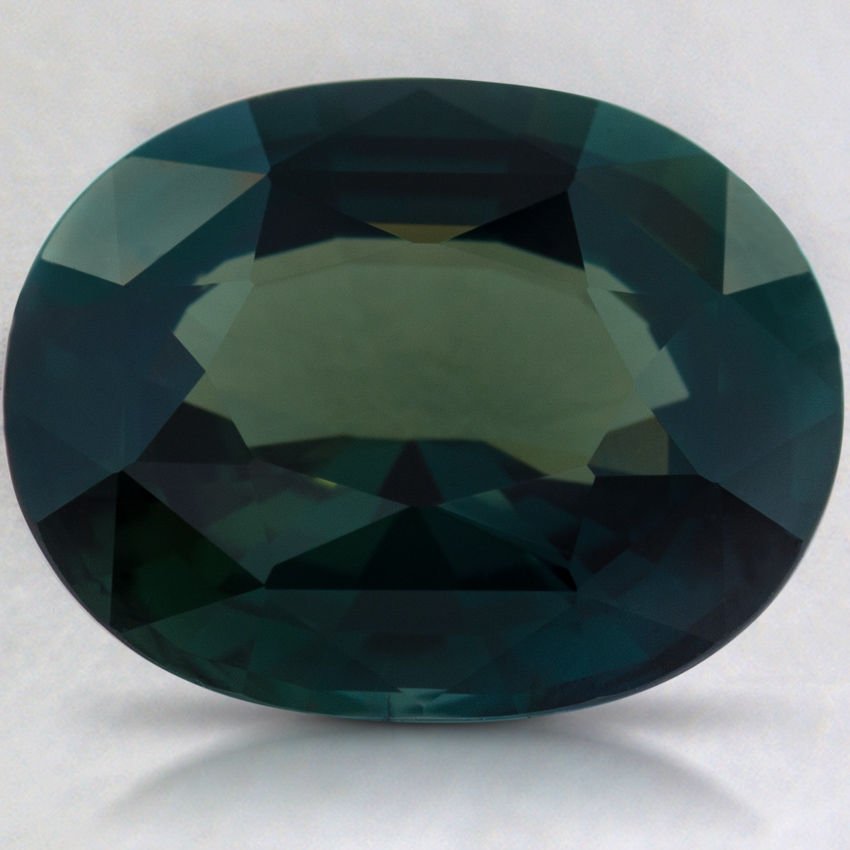 10x8mm Teal Oval Sapphire