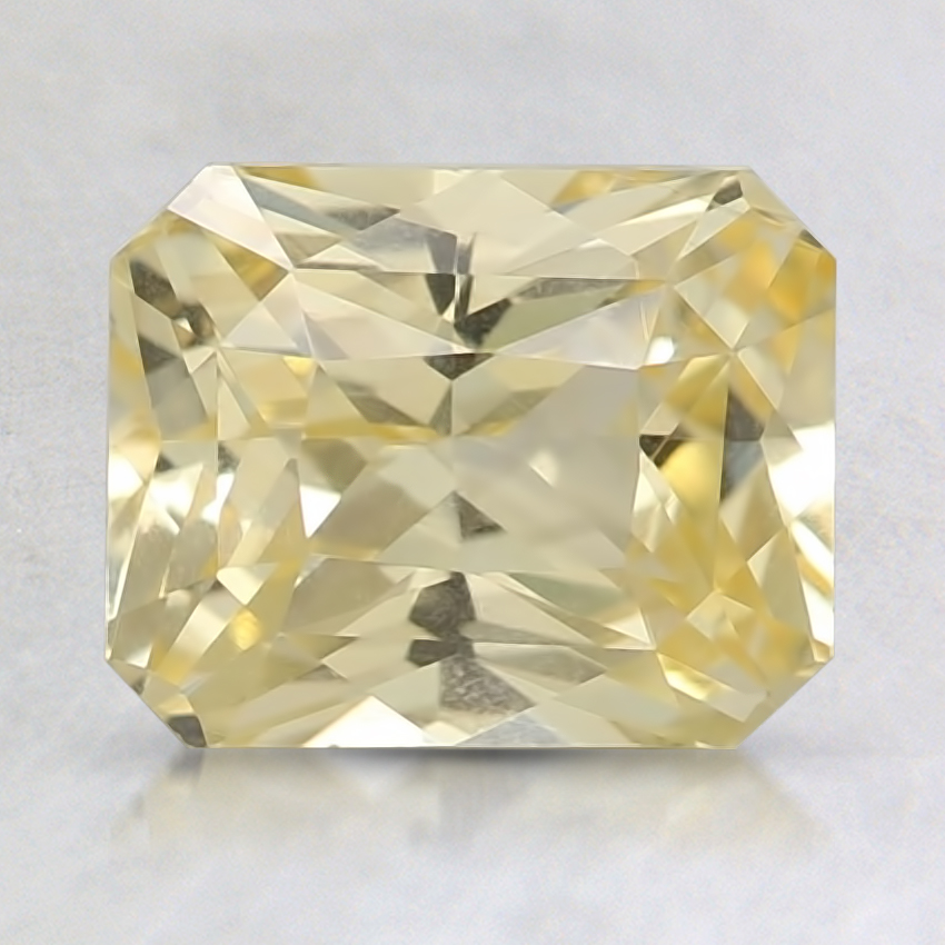 7.8x6.3mm Unheated Yellow Radiant Sapphire