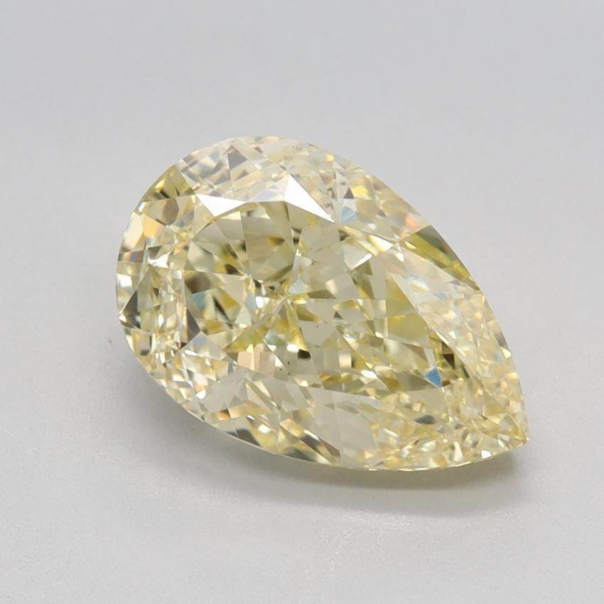 2.35 Ct. Fancy Intense Yellow Pear Lab Grown Diamond