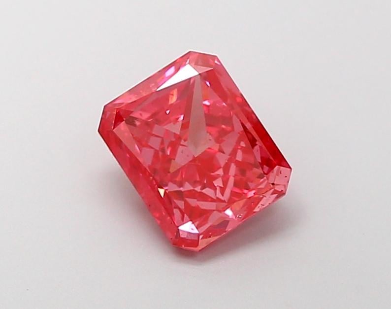 2.0 Ct. Fancy Vivid Red Radiant Lab Grown Diamond