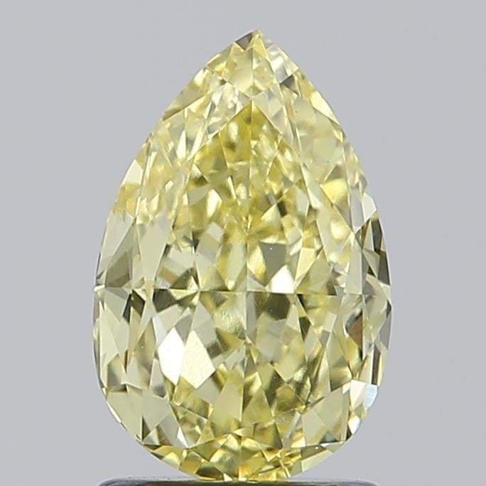 1.56 Ct. Fancy Yellow Pear Lab Grown Diamond