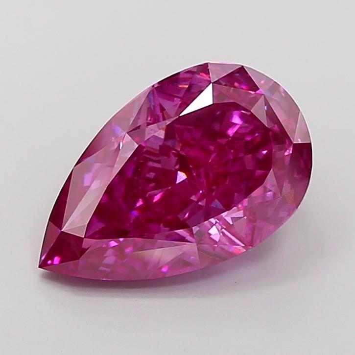 5.01 Ct. Fancy Vivid Pink Pear Lab Grown Diamond