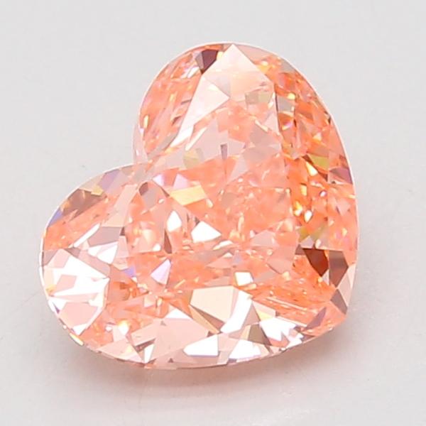 2.09 Ct. Fancy Vivid Pink Heart Lab Grown Diamond