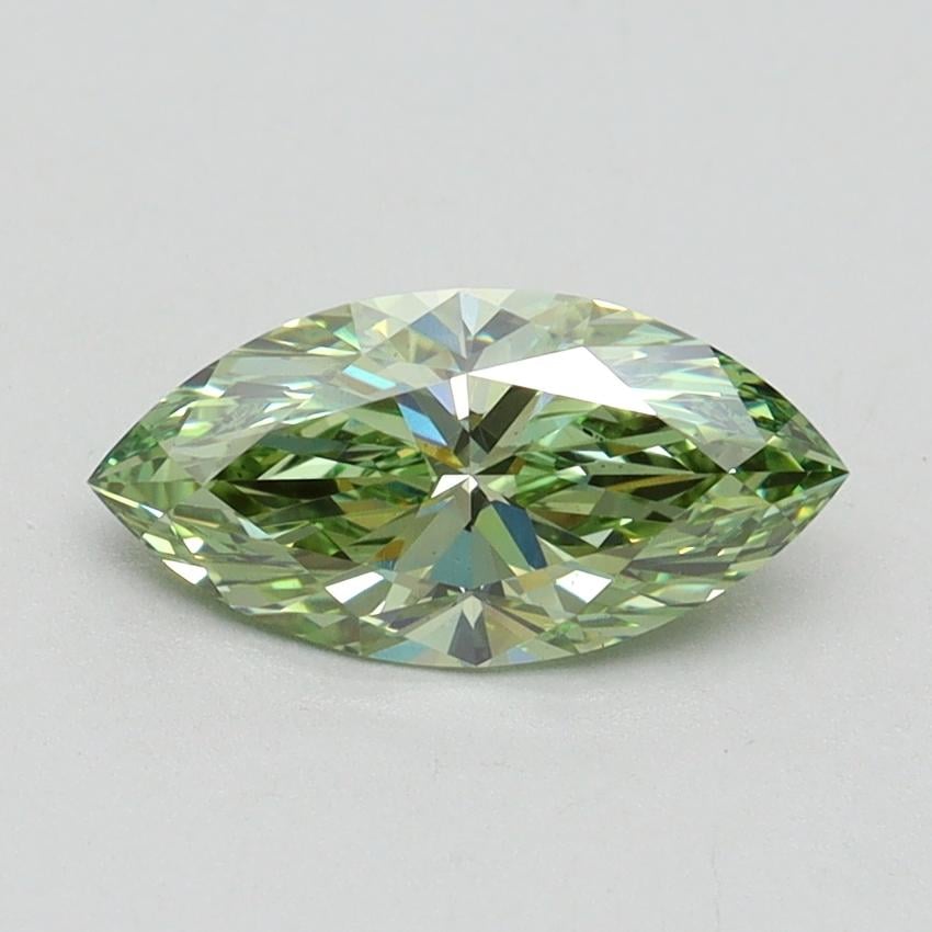 1.03 Ct. Fancy Vivid Green Marquise Lab Grown Diamond