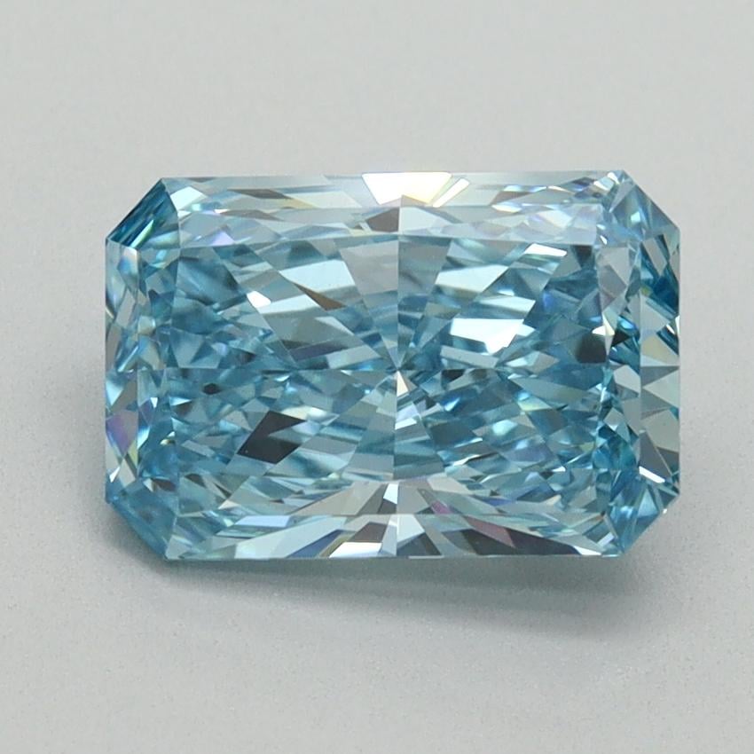 1.98 Ct. Fancy Vivid Blue Radiant Lab Grown Diamond