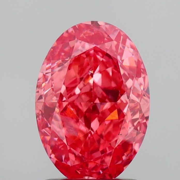 2.07 Ct. Fancy Vivid  Pink Oval Lab Grown Diamond