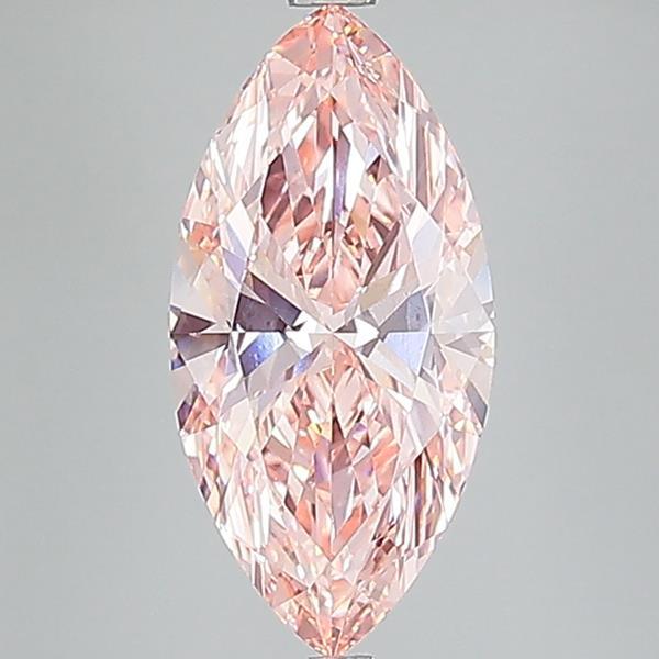 10.11 Ct. Fancy Vivid  Pink Marquise Lab Grown Diamond
