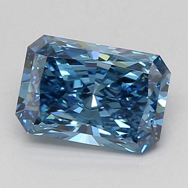 1.53 Ct. Fancy Vivid Blue Radiant Lab Grown Diamond